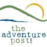 The Adventure Post logo featuring stylized mountain and sun graphic with clean, outdoor-inspired typography