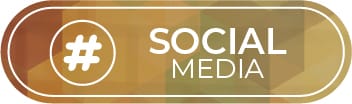 Modern geometric portfolio navigation button with hashtag icon and “Social Media” text in bold white typography.
